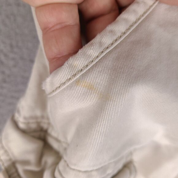 Iron Co Cargo Shorts‎ Mens 41 Beige Cotton Casual Workwear - Picture 7 of 16